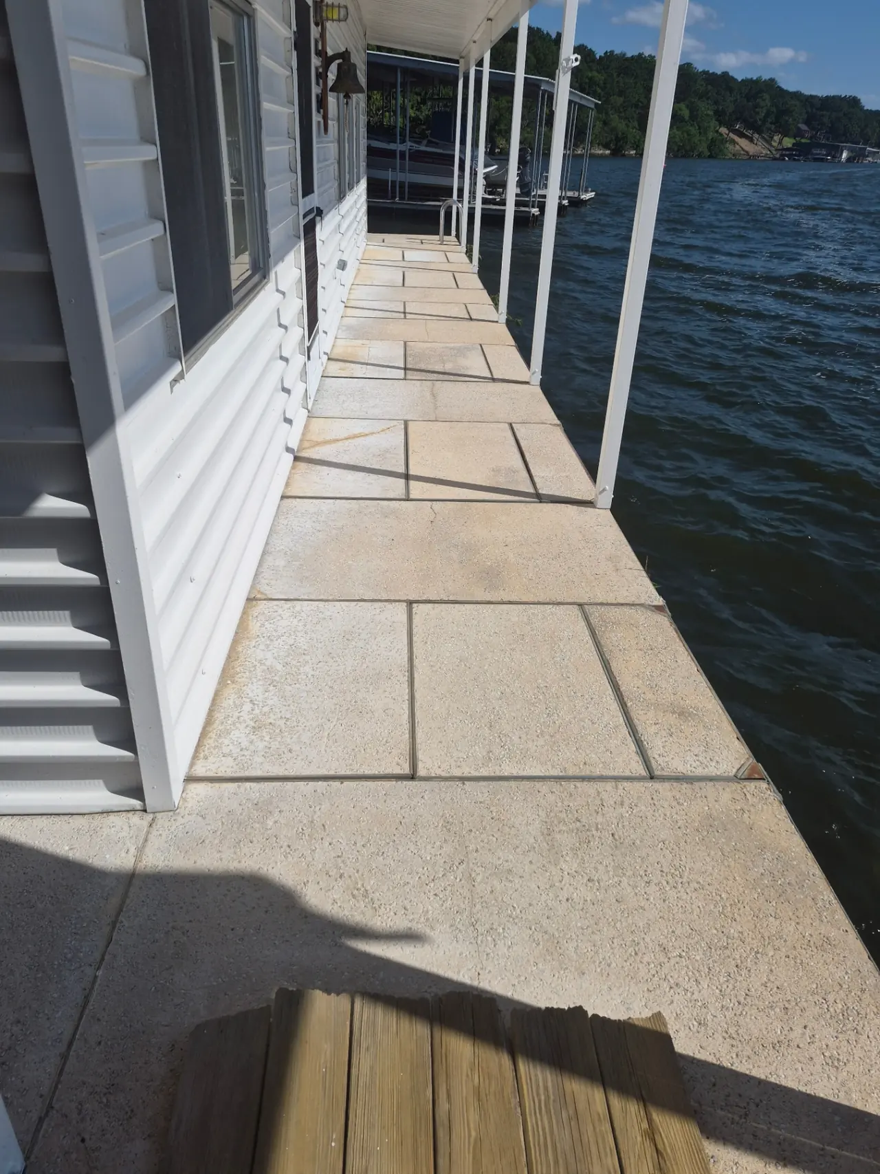 Boathouse Walkway Bright — After — Grand Lake, OK