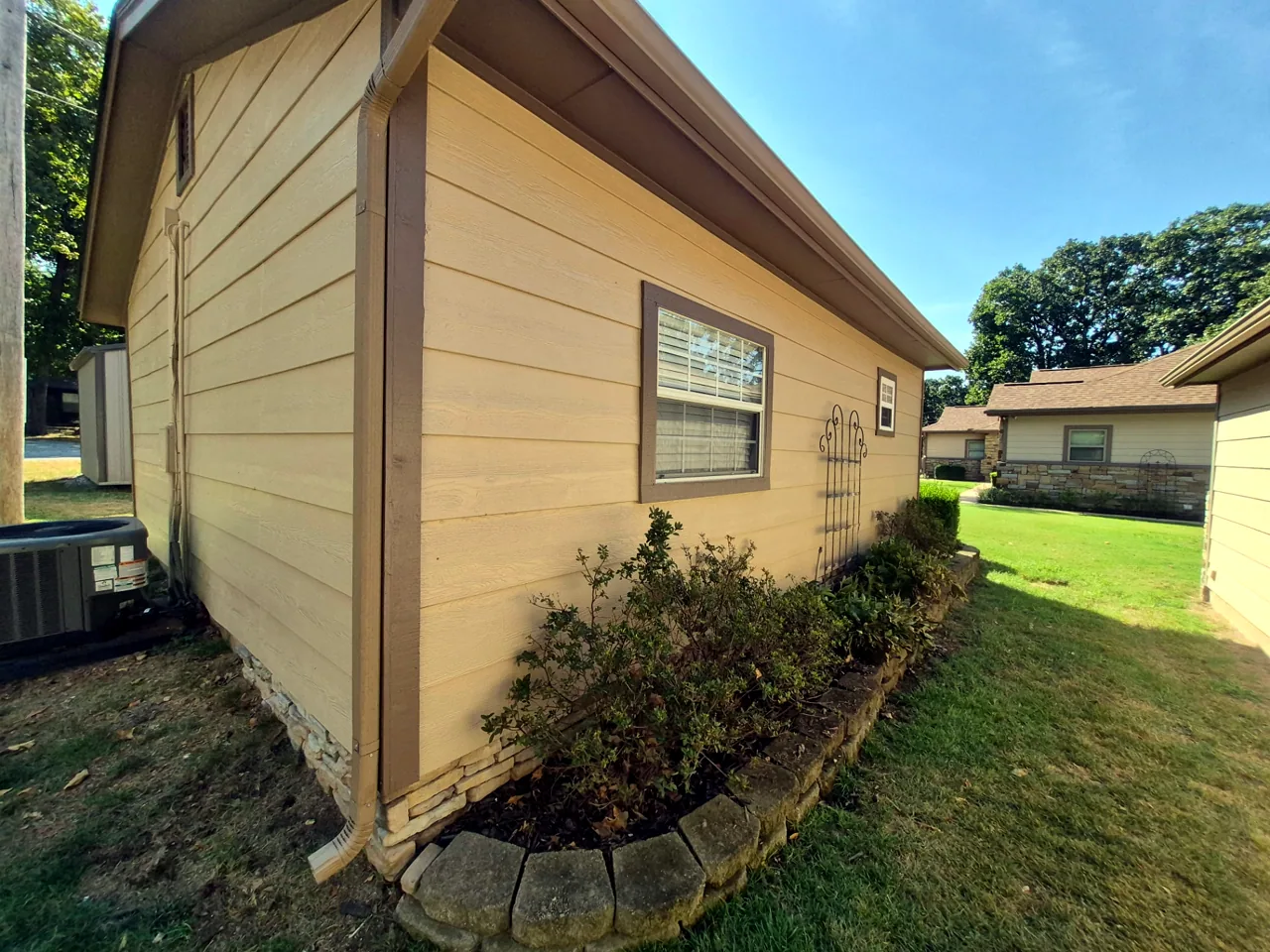 Window Wall Siding & Trim Painted — After — Grand Lake, OK