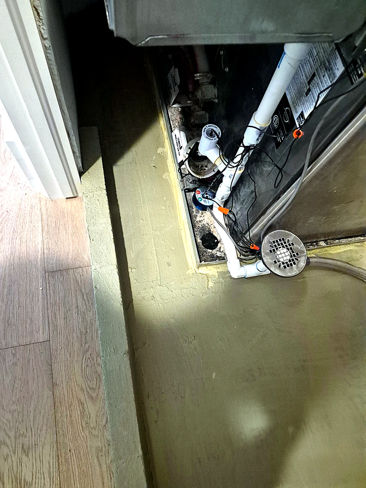 Drain & Air Handler Curb Detail — In Progress — Grand Lake, OK
