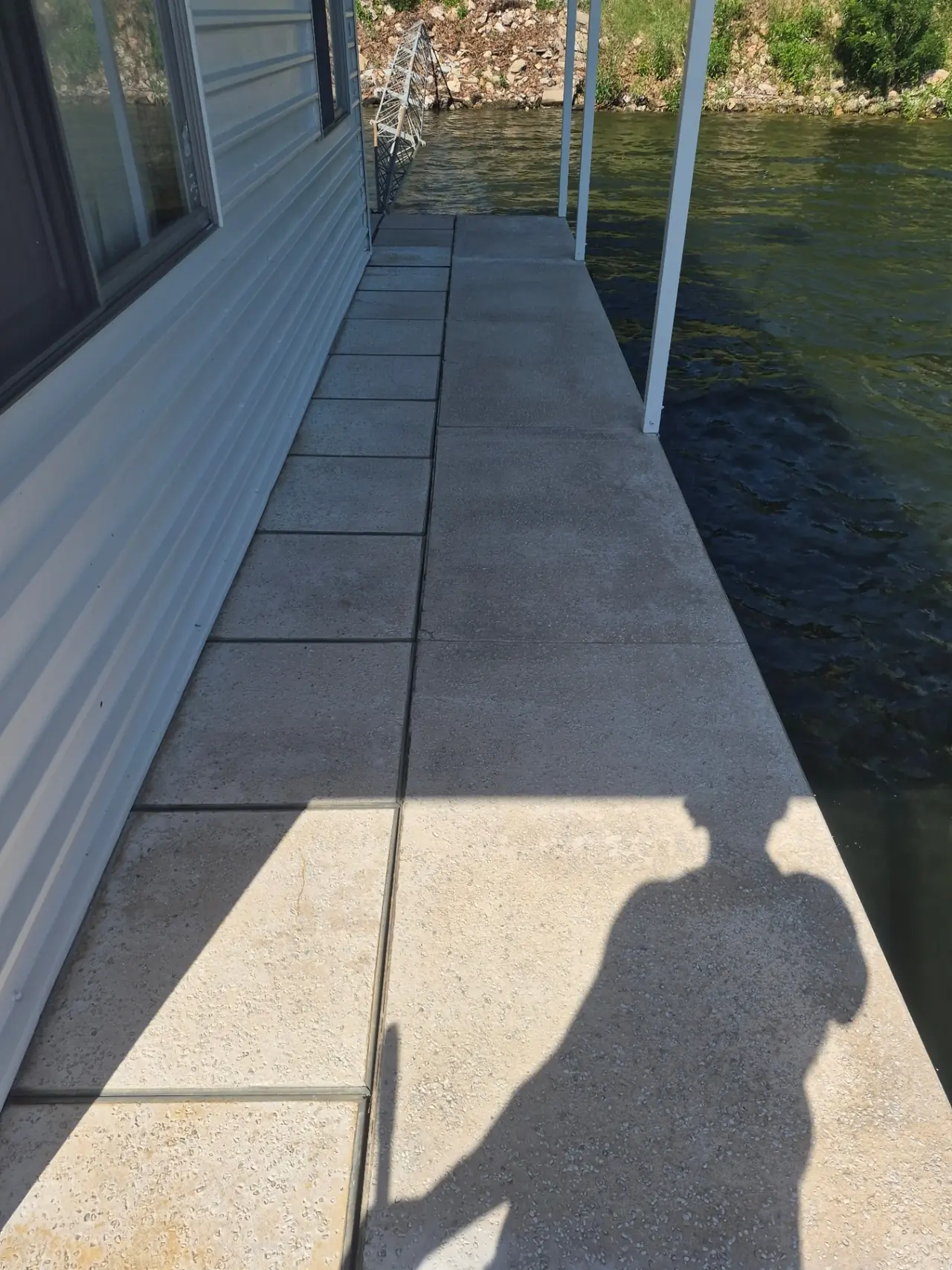 Concrete Pavers Refreshed — After — Grand Lake, OK