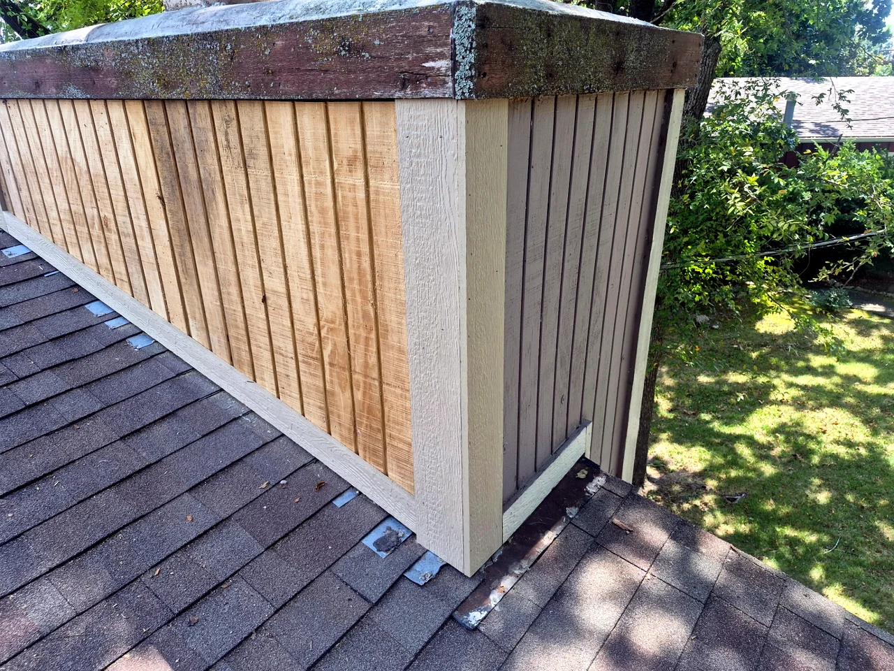 Fresh Siding & Trim Set — In Progress — Grand Lake, OK