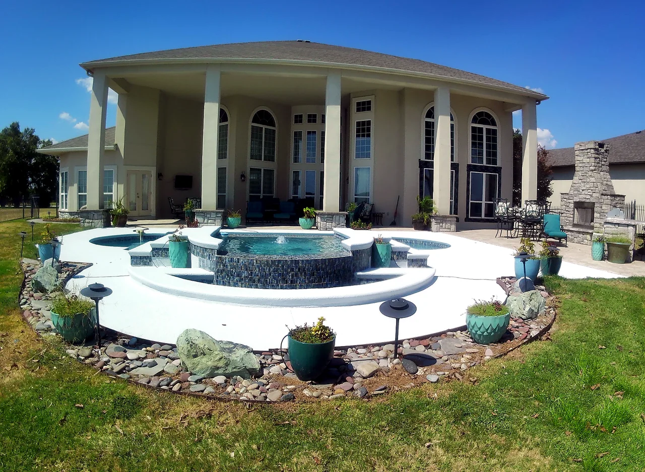 Complete Pool Deck Transformation — After — Grand Lake, OK