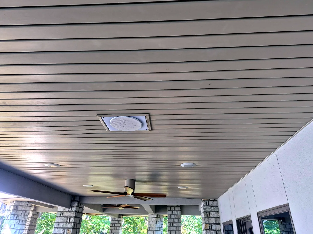 Deck Ceiling Panels Brightened — After — Grand Lake, OK