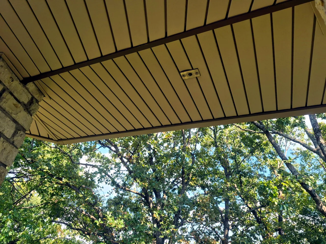 Vinyl Porch Ceiling Washed — After — Grand Lake, OK